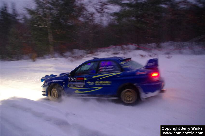Nick Luther / Matt Harbert Subaru WRX STi on SS15, Shoreline-Sage Creek I.