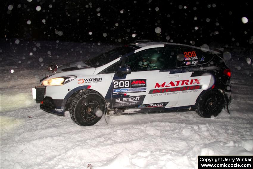 Madelyn Tabor / Sophia McKee Ford Fiesta Rally3 on SS15, Shoreline-Sage Creek I.