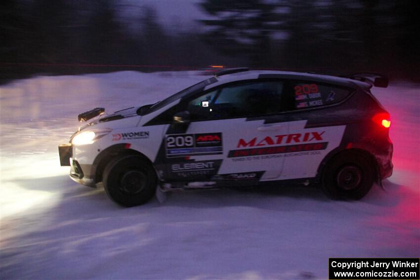 Madelyn Tabor / Sophia McKee Ford Fiesta Rally3 on SS15, Shoreline-Sage Creek I.