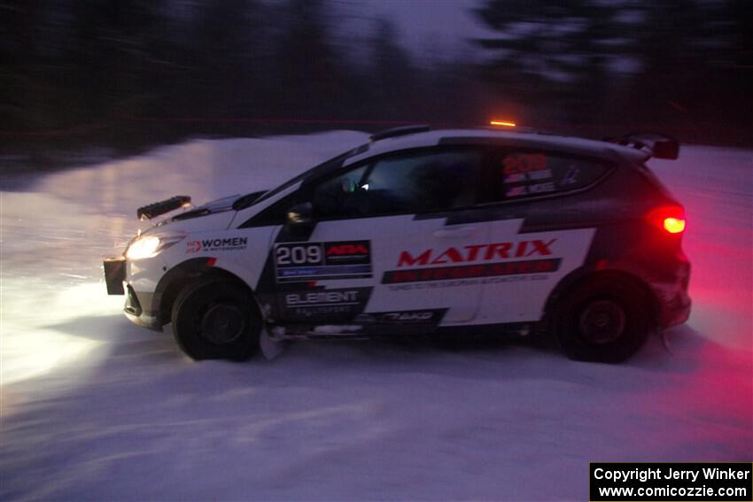 Madelyn Tabor / Sophia McKee Ford Fiesta Rally3 on SS15, Shoreline-Sage Creek I.