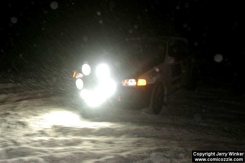 Emmons Hathaway / Nick Bukky Honda Civic on SS15, Shoreline-Sage Creek I.