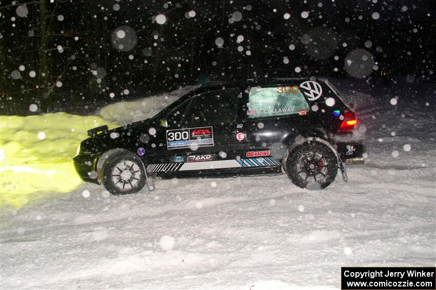 Chase Blakely / Mike Callaway VW GTI on SS15, Shoreline-Sage Creek I.