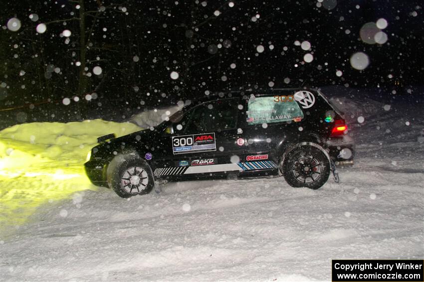 Chase Blakely / Mike Callaway VW GTI on SS15, Shoreline-Sage Creek I.