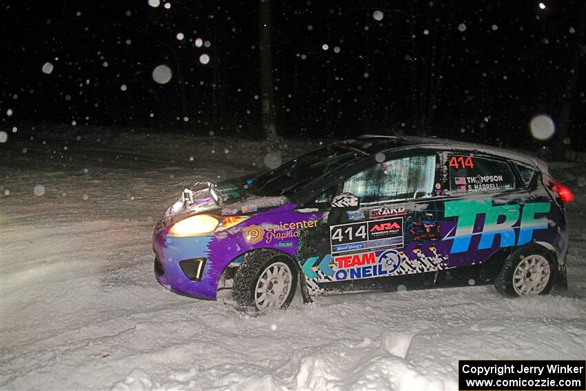 Imogen Thompson / Steve Harrell Ford Fiesta on SS15, Shoreline-Sage Creek I.