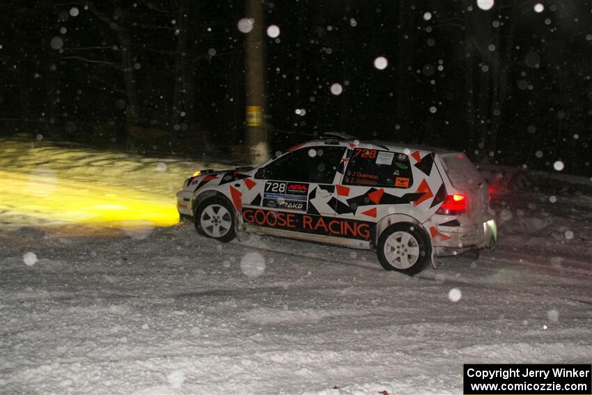 John Gusmano / Zack Goldstein VW GTI on SS15, Shoreline-Sage Creek I.