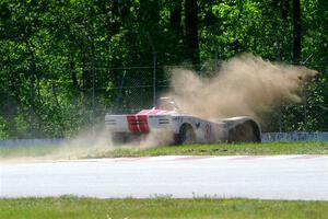 Maksim Belov's Spec Racer Ford 3 goes off course at turn 8.