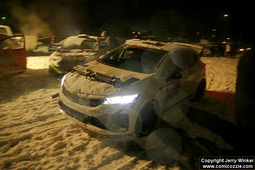 Sean Donnelly / Zach Pfeil Renault Clio Rally3 after the event.