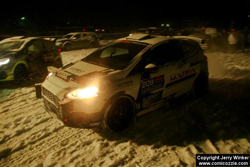 Madelyn Tabor / Sophia McKee Ford Fiesta Rally3 after the event.