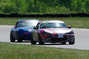 Cohen Craft's and Gordon Kuhnley's Spec Miata Mazda Miatas