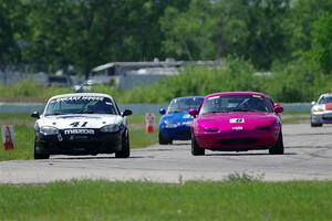 Samantha Silver's and Josh Jablonski's Spec Miata Mazda Miatas