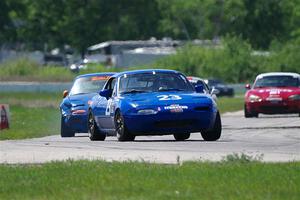 George Ellis' and Gordon Kuhnley's Spec Miata Mazda Miatas
