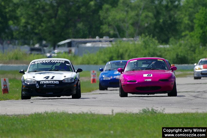 Samantha Silver's and Josh Jablonski's Spec Miata Mazda Miatas