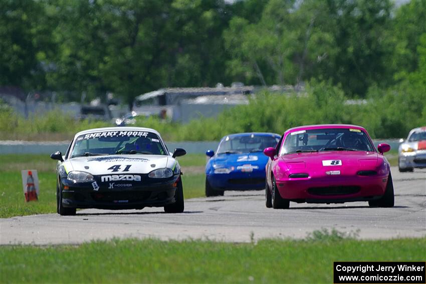 Samantha Silver's and Josh Jablonski's Spec Miata Mazda Miatas