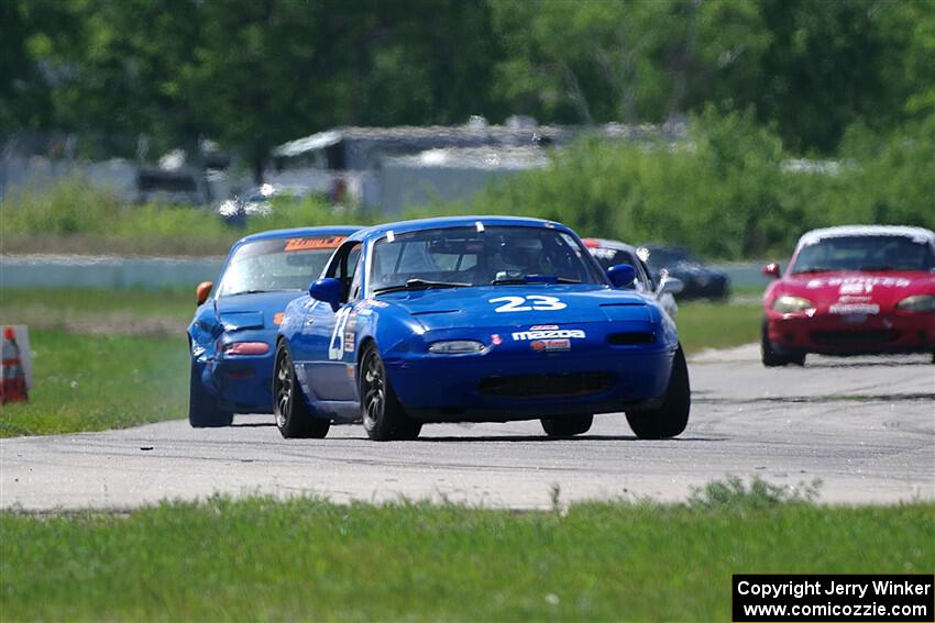 George Ellis' and Gordon Kuhnley's Spec Miata Mazda Miatas
