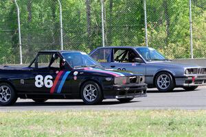 Jessica Johnk's BMW 325i and Jeff Johnk's BMW 325i