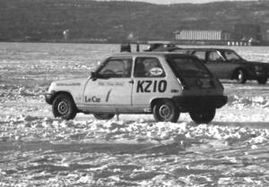 The Tommy Archer / Bobby Archer Renault LeCar won the Showroom Endurance race.