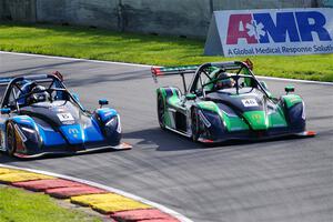 Jordan Missig's Radical SR3 XXR 1500 and Nicholas D'Orlando's Radical SR3 XXR 1500