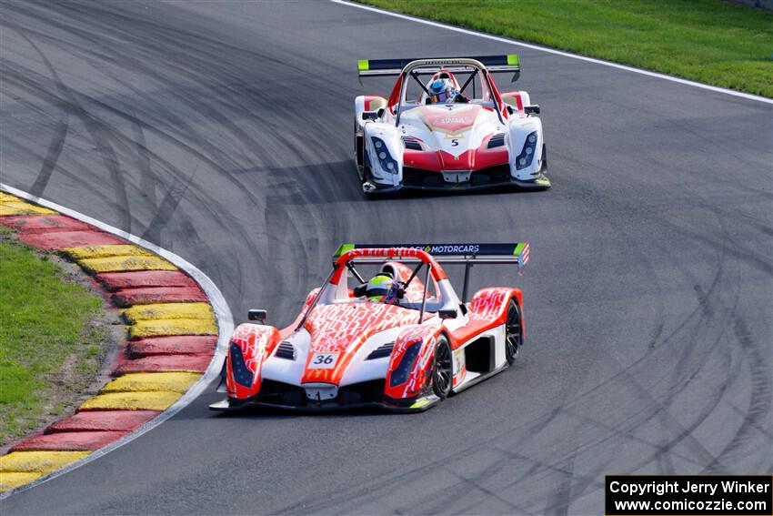 Clint Field's Radical SR10 and Chip Romer's Radical SR10 XXR