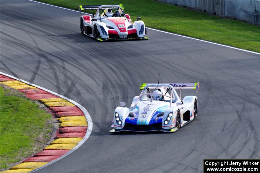 Louis Schriber's Radical SR10 XXR and Jim Booth's Radical SR10