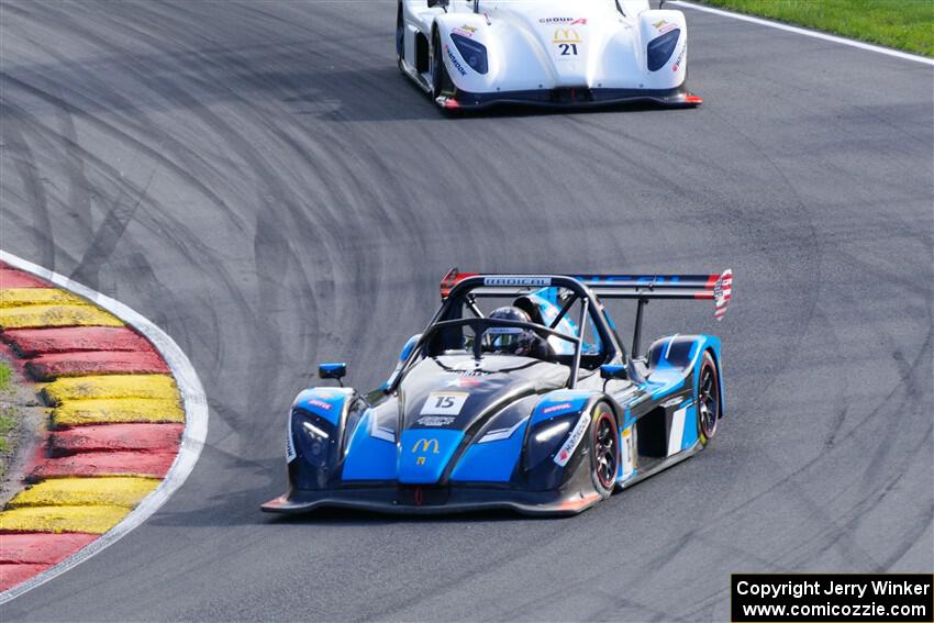 Nicholas D'Orlando's Radical SR3 XXR 1500 and Jack Yang's Radical SR3 XXR 1500