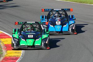 Jordan Missig's Radical SR3 XXR 1500 and Nicholas D'Orlando's Radical SR3 XXR 1500