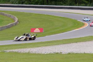 Suellio Almeida's Radical SR3 XXR 1340 and two other cars.