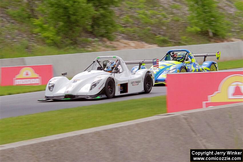Mike D'Ambrose, Jr.'s Radical SR3 XXR 1340 and Austin Riley's Radical SR3 XXR 1500