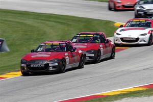 Ashton Harrison's and Patrick Wilmot's Mazda MX-5 Cups