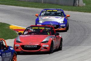 Zach Lee's and Max Faulkner's Mazda MX-5 Cups