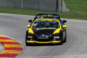 Dillon Dexter's and Nick Evancich's Mazda MX-5 Cups