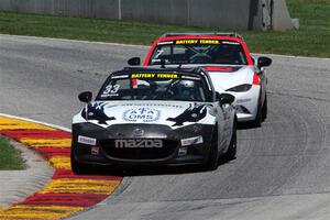 Alex Bachoura's and Brian Henderson's Mazda MX-5 Cups