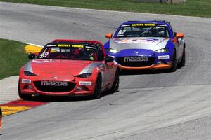 Zach Lee's and Max Faulkner's Mazda MX-5 Cups