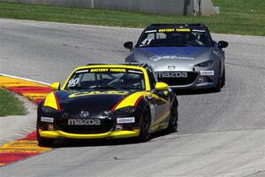 Dillon Dexter's and Nick Evancich's Mazda MX-5 Cups