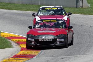 Patrick Wilmot's and Matt Cresci's Mazda MX-5 Cups