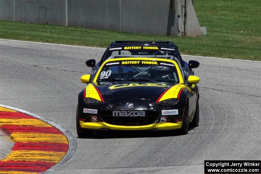 Dillon Dexter's and Nick Evancich's Mazda MX-5 Cups