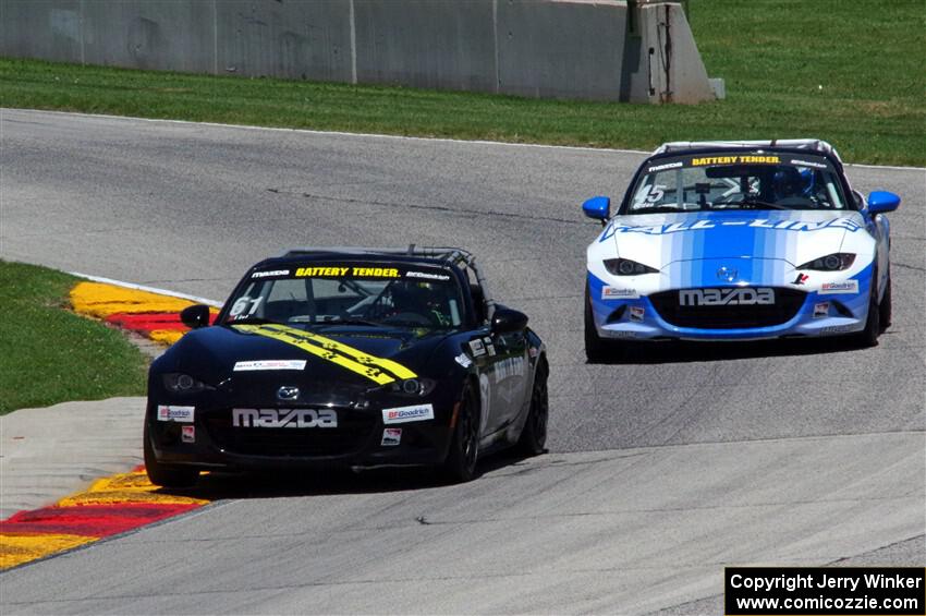 Andrew List's and Joseph Boden's Mazda MX-5 Cups