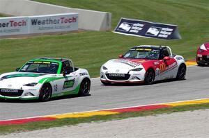 Dean Copeland's and Todd Lamb's Mazda MX-5 Cups