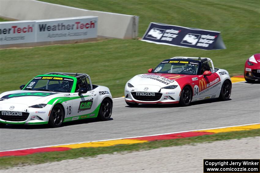 Dean Copeland's and Todd Lamb's Mazda MX-5 Cups