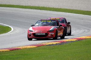 Zach Lee's and Ashton Harrison's Mazda MX-5 Cups