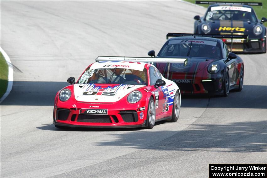 McKay Snow's and Sebastian Landy's Porsche GT3 Cups