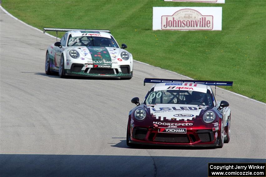 Corey Fergus' and Jake Eidson's Porsche GT3 Cups