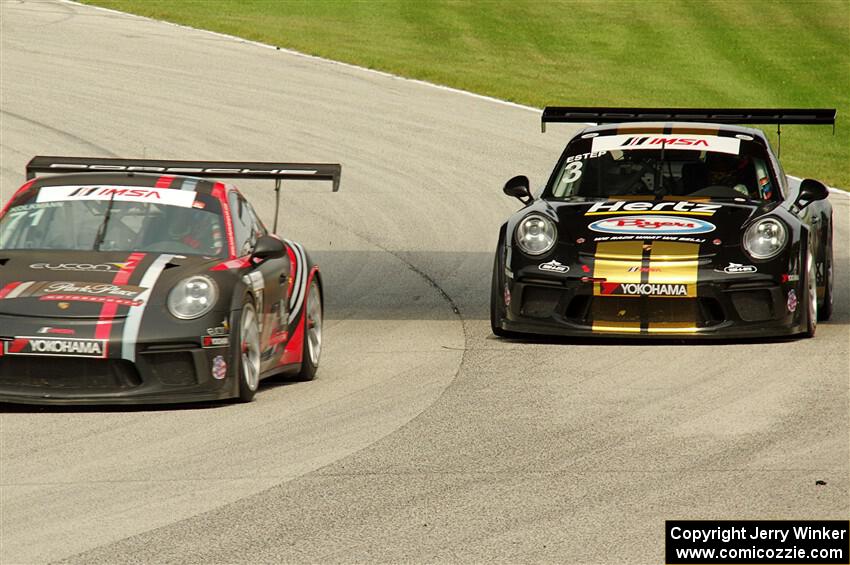 David Kolkmann's and Trenton Estep's Porsche GT3 Cups