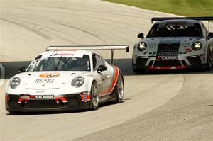 Anthony Imperato's and Roman De Angelis' Porsche GT3 Cups