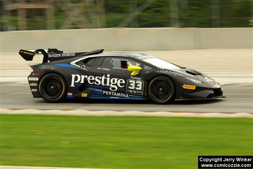 Cameron Cassels' Lamborghini Huracán LP 620-2 Super Trofeo EVO