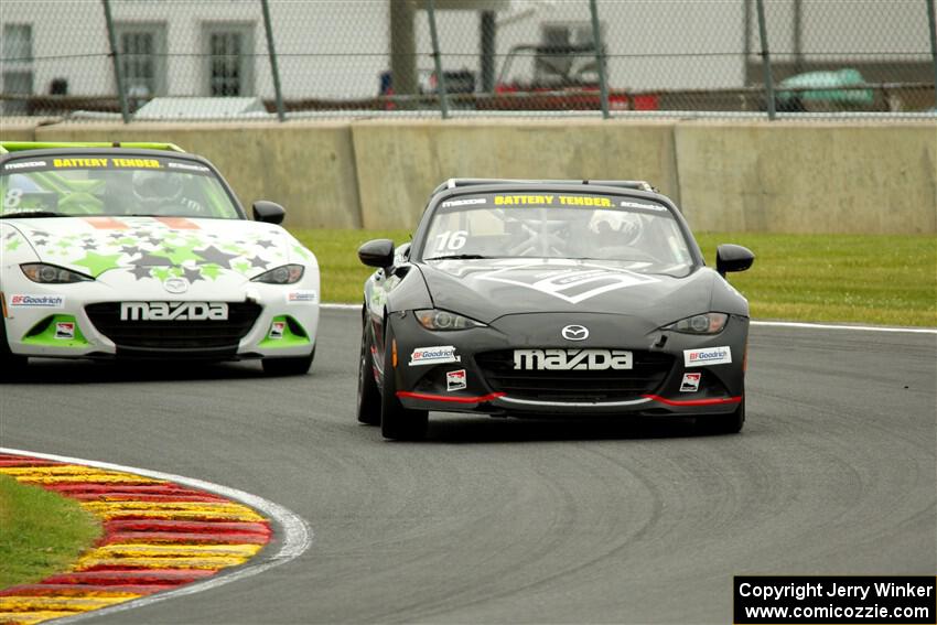 John Dean, II's and Nathanial Sparks' Mazda MX-5 Cups