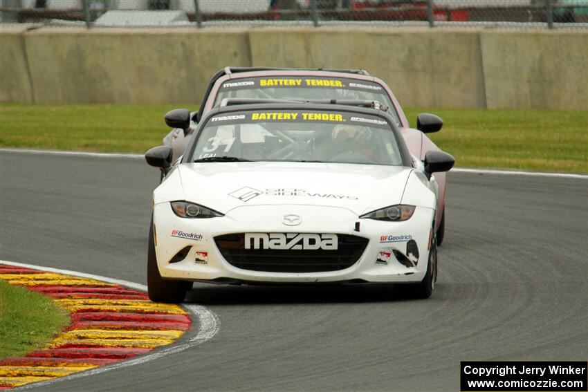 Brooks Leal's and Austin Allison's Mazda MX-5 Cups