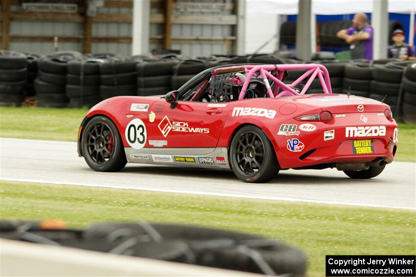 Ashton Harrison's Mazda MX-5 Cup