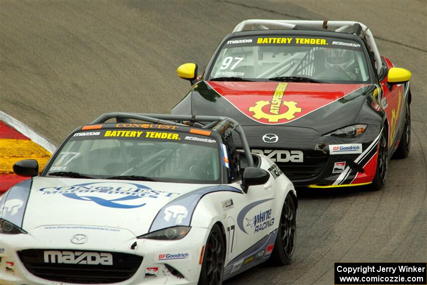 Luke Oxner's and Brian Henderson's Mazda MX-5 Cups