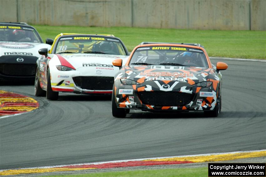 Tyler Maxson's and Danny Bender's Mazda MX-5 Cups
