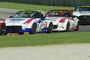 Robert Stout's and Bryan Ortiz's Mazda MX-5 Cups
